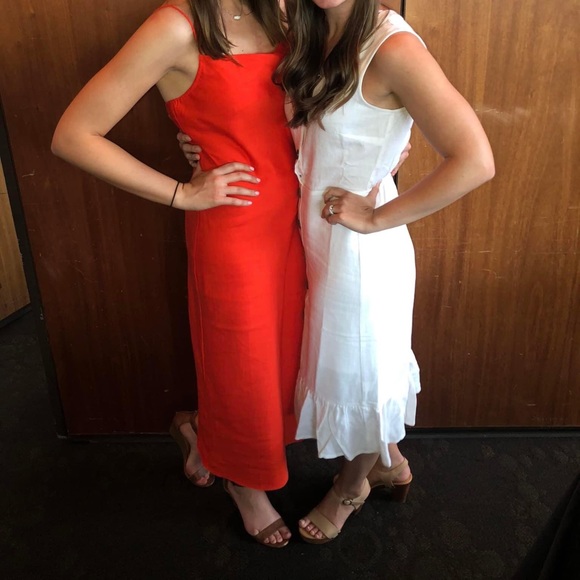 ASTR Bonita Midi Dress in Red - Picture 8 of 8